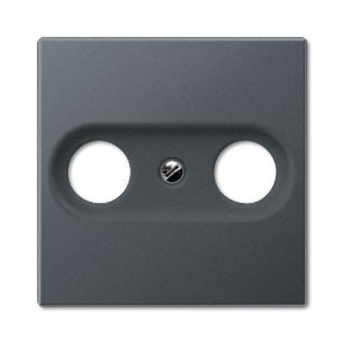 Накладка на розетку телевизионную JUNG ECO PROFI, антрацит